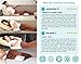 Gentle Living Cooling Lumbar Support Pillow for Sleeping Back Pain - Ergonomic Memory Foam with Heat Dissipating Cool Gel - Adjustable Height for More or Less Support - Washable Hypoallergenic Cover