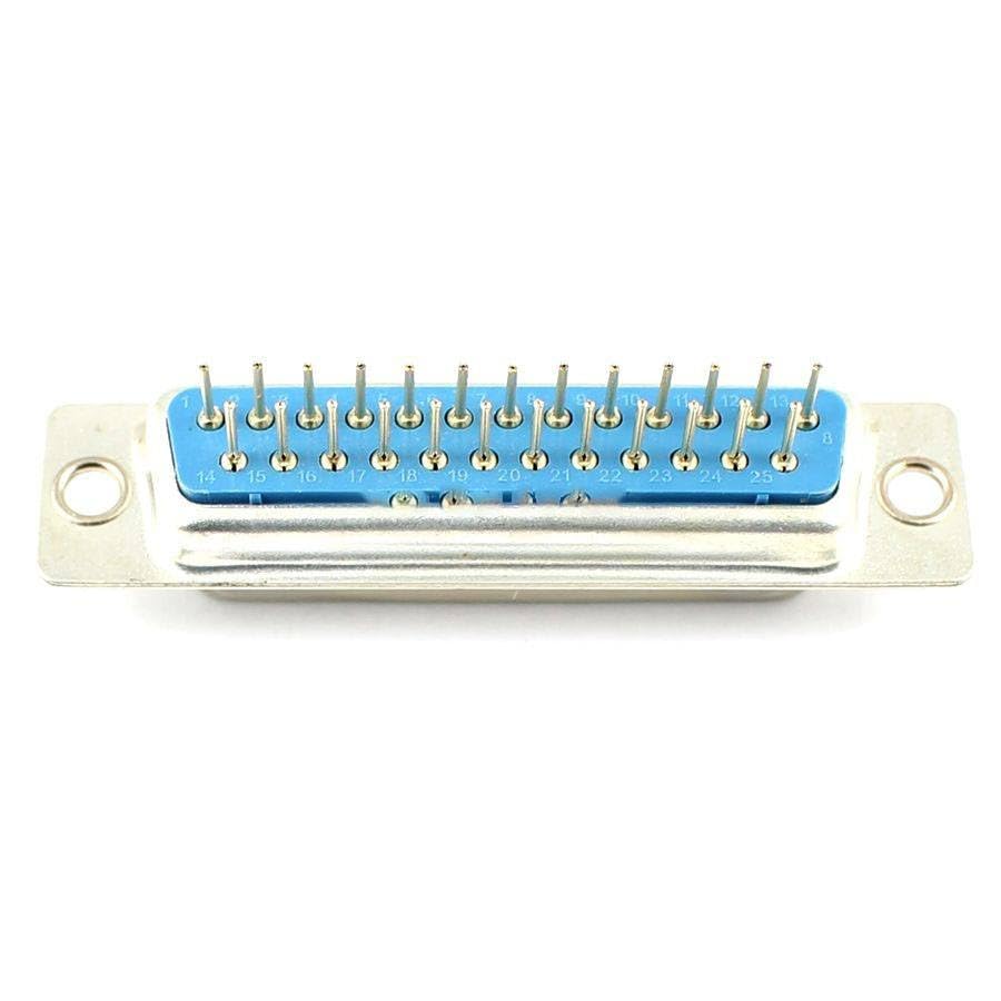 Generic 50 Pcs D-SUB DIP 25 Pin Female Straight Solder Type Adapter Connector 2 Rows