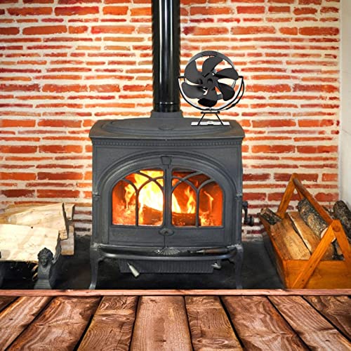 2 Pcs Fogão Ventilador | Lareira resistente dos ventiladores do fogão de ar quente para casa | Não e