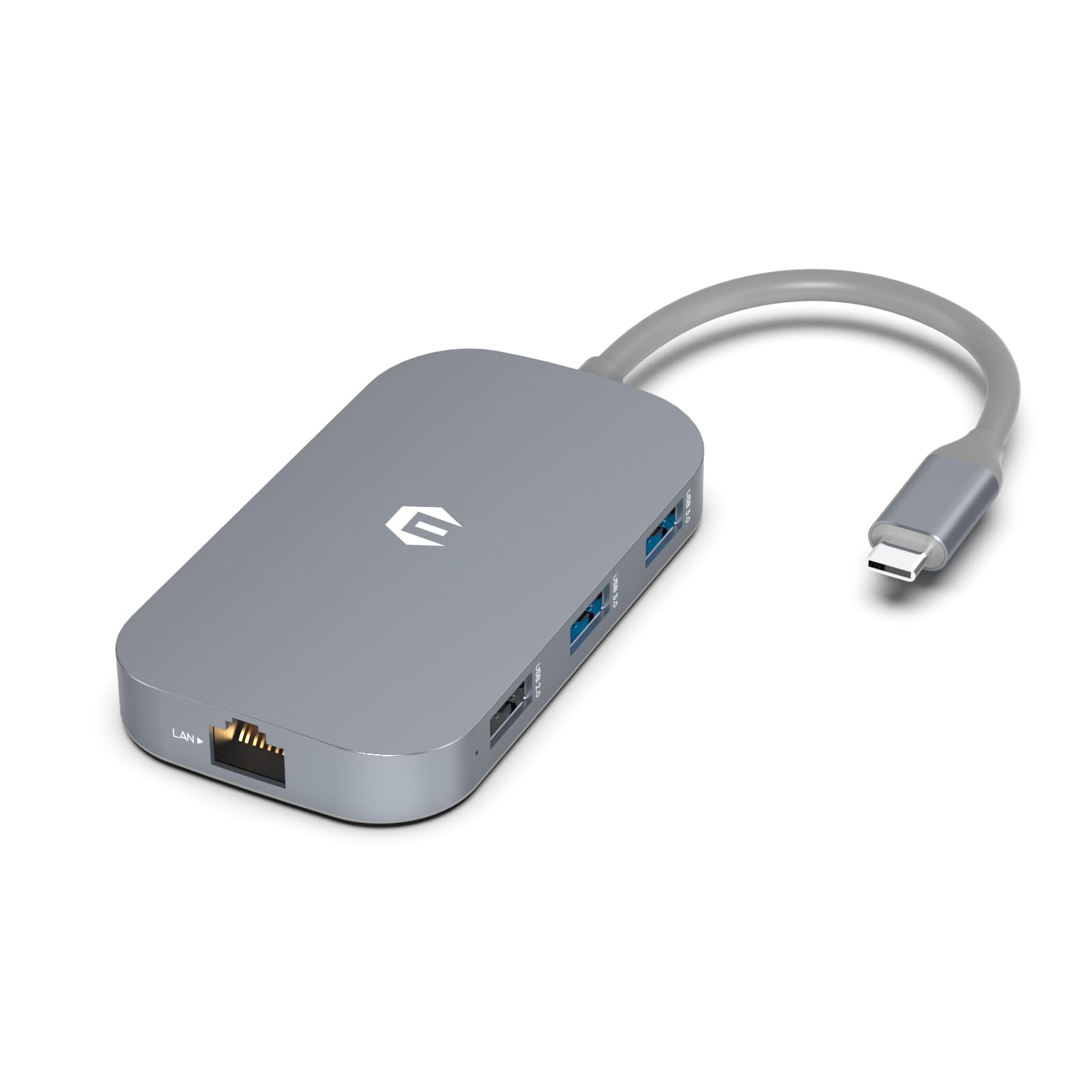 USB C Hub, TOTU USB C Docking Station with 4K HDMI, 2 USB 3.0 Ports,1 USB 2.0 Port, SD/TF Card Reader, USB C Power Delivery, Portable for and Other Type C Devices