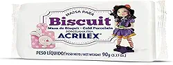 Acrilex - Massa 90G Para Biscuit Branco Acrilex 74900519