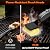 Reciprocating Electric Grill Brush, Fire-Resistant BBQ Grill Brush, Bristle-Free Grill Brush for Outdoor Grill, Grill Cleaner with 3 Heads, Silver