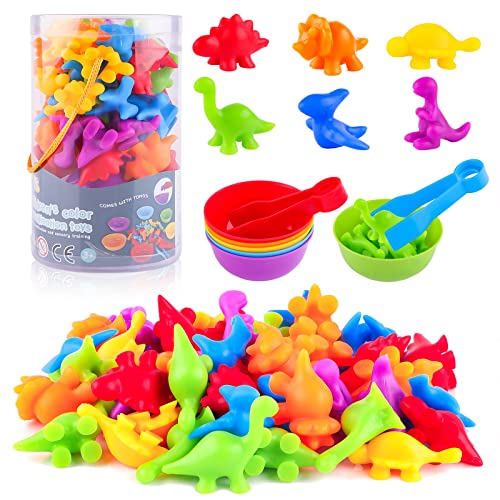 camelize 56 Pack Colour Sorting Toys for Toddlers