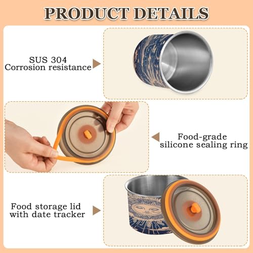 Envase Hermético de Acero Inoxidable para Café 30oz miniatura 4