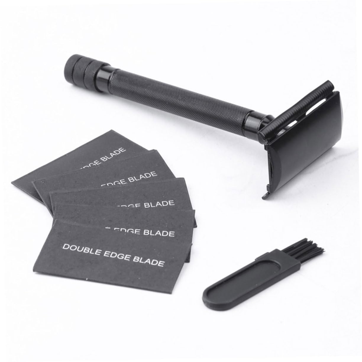 Healeved 3sets Rasoio Sicurezza Manuale Doppio Taglio Impugnatura Antiscivolo e Scatola Per Viaggio Rasoio Barbieri Per e Ascelle Panno e