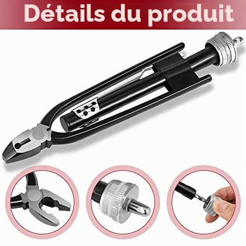 Pince tournante de 15 cm Pince universelle professionnelle Ingénieur Sécurité Haute Acier au Carbone Fil de sécurité Twist Pince torsadée Verrouillage Outil à main rapide
