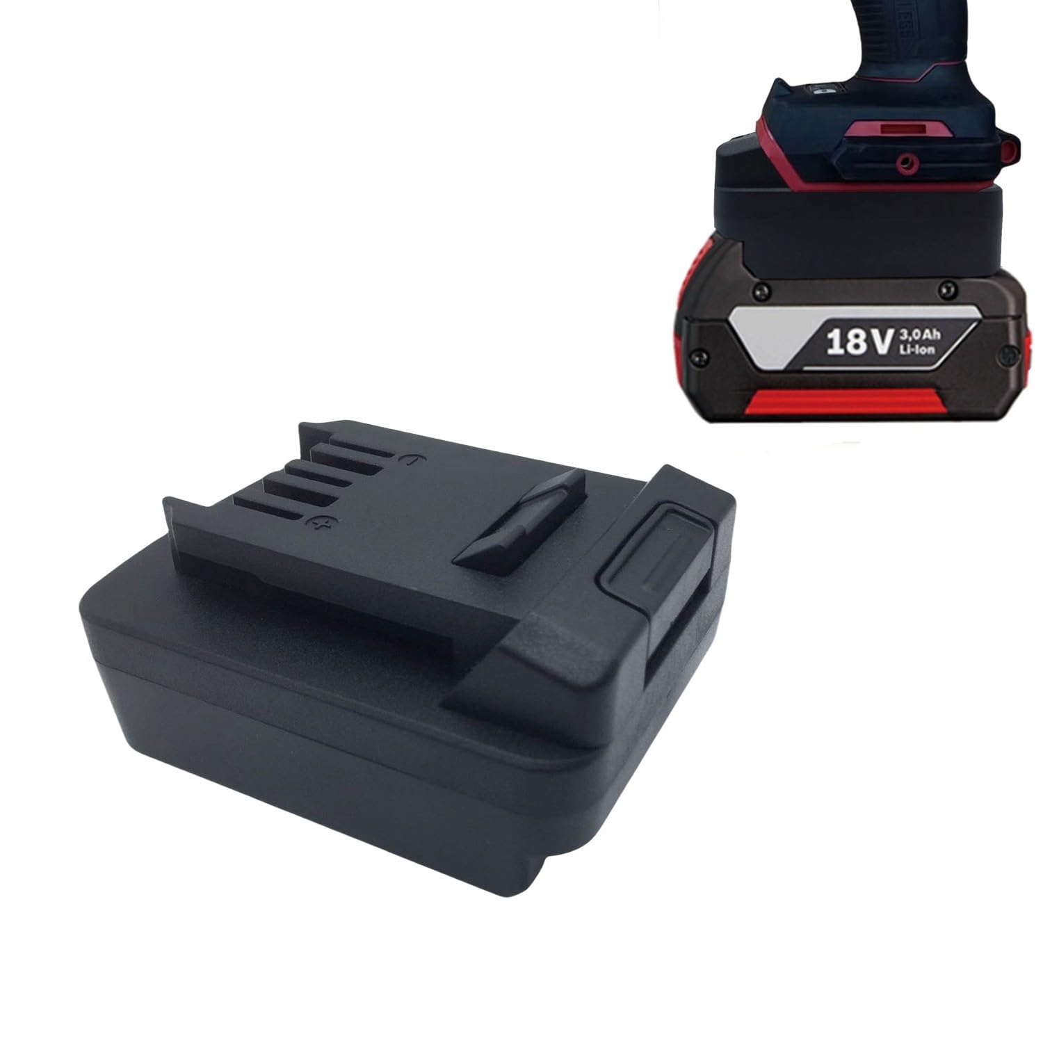 Adaptador para batería Bosch BAT622 que soluciona la falta de energía en SKIL