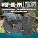 Little Giant WGP-80-PW 115 Volt, 3500 GPH Dual Discharge Direct Drive Submersible Waterfall and Pond Pump, Black, 566417