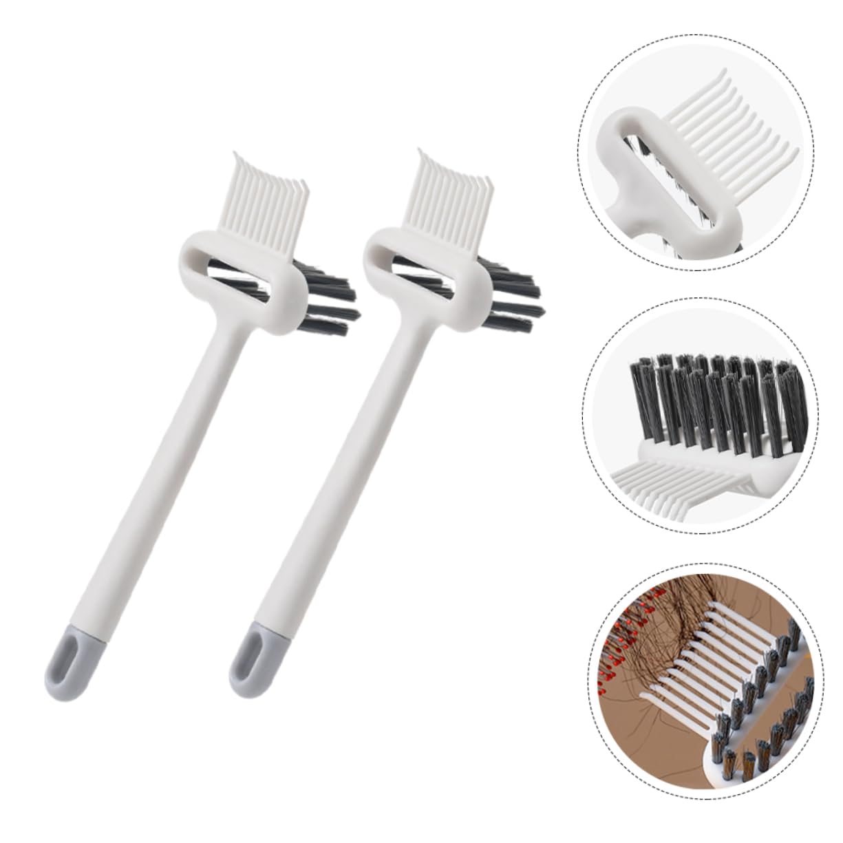 IWOWHERO 2pcs Comb Cleaner Set Hair Brush Comb Hair for Removing Brush Cleaner Tool