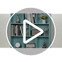 LEYAOYAO 8 Cube Bookshelf with Base,3 Tier Modern Mint-Green Kids Bookcase,Standing Wide Bookshelves Storage Organizer Toy Shelf,Wood Display Children's Book Shelves for Bedroom,Living Room,Nursery