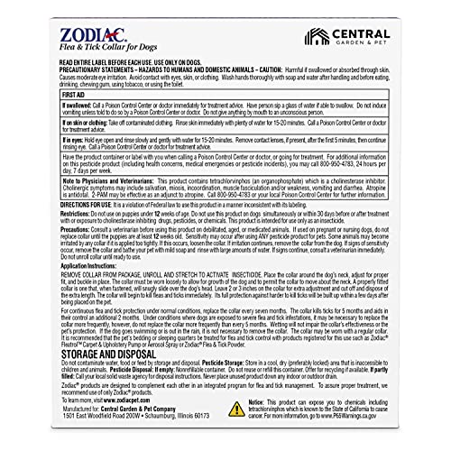 Zodiac Flea and Tick Collar for Dogs Small - Image 3