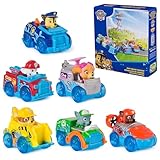 PAW Patrol Pup Squad Racers, 6-Pack of PAW Patrol Vehicles with Chase, Marshall, Skye, Rubble, Rocky, & Zuma, Kids Toys for Boys & Girls Ages 3 and Up