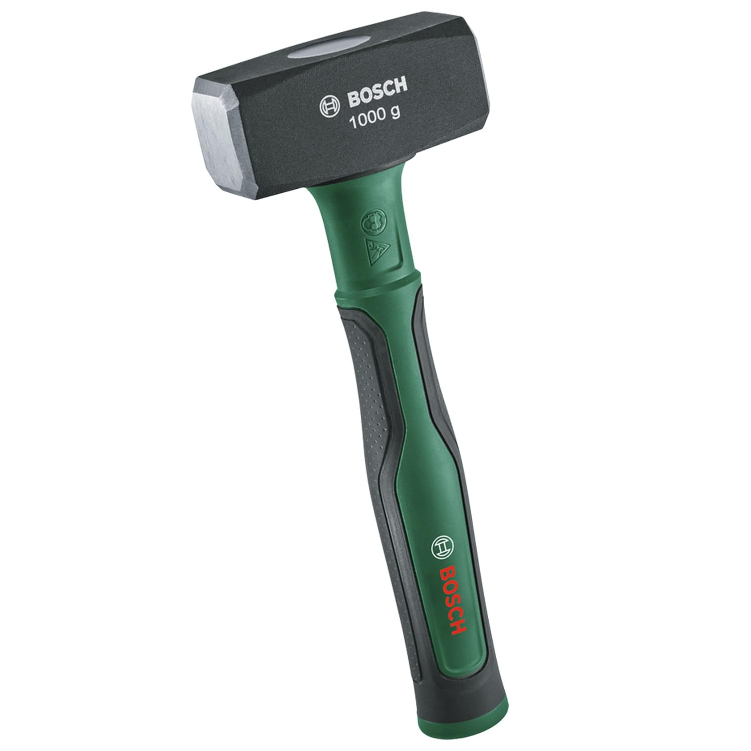 Bosch Bosch Club Hammer 1000g (Heavy-Duty Striking; Robust High-Carbon Steel; Symetric Head; Comfortable Softgrip Handle with Fibregla