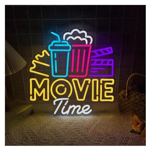 Enseignes lumineuses au néon pour cinéma 45cm : éclairage mural éclatant