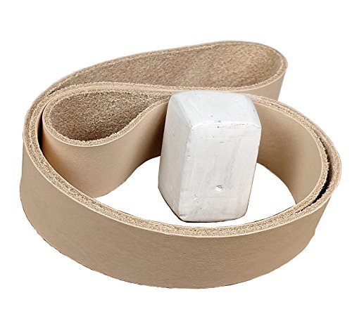 1"x30" Leather Honing Strop Belt - Buffing Compound Included - Pro Sharpening Supplies - Thumbnail 4