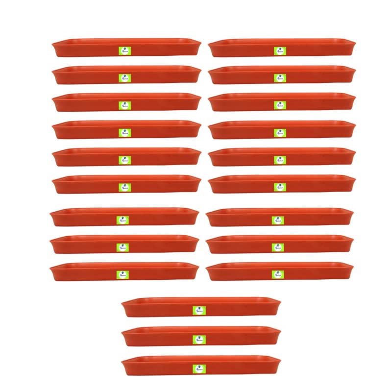 SPYLARKS™ Square Gamla Bottom Plate/Tray/Saucer Base Plate/Dip Tray Suitable for 6inches Flower Pots-Terracotta(4.5inch)(Pack of 21) (B09TG86J4R) Amazon Price History, Amazon Price Tracker