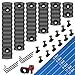 Bontok Single Picatinny Polymer Accessory Rail Set for 3 5 7 9 11 13 Slots with 13 T-Nuts & Screws, 6 Allen Wrench- Rounded Corner-Polymer