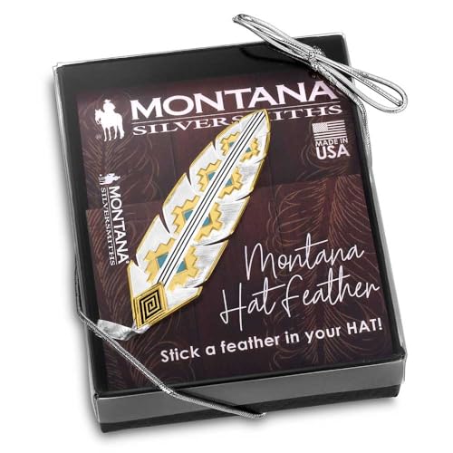 Image of Montana Silversmiths Hand Painted Western Lifestyle Cowboy Hat Band Feather