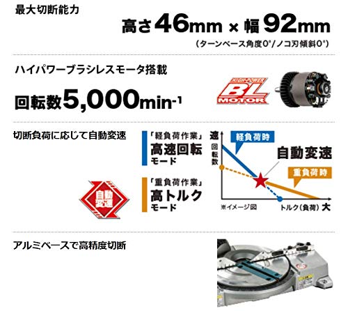 Amazon | マキタ 充電式卓上マルノコ18V 刃径165mm/直角切断幅92mm