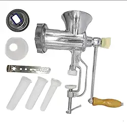 Moedor De Carne Funil Para Fazer Linguiça Biscoito Manual