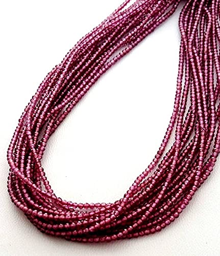 Garnet beads pink naturelles pour fabriquer un cadeau d'anniversaire