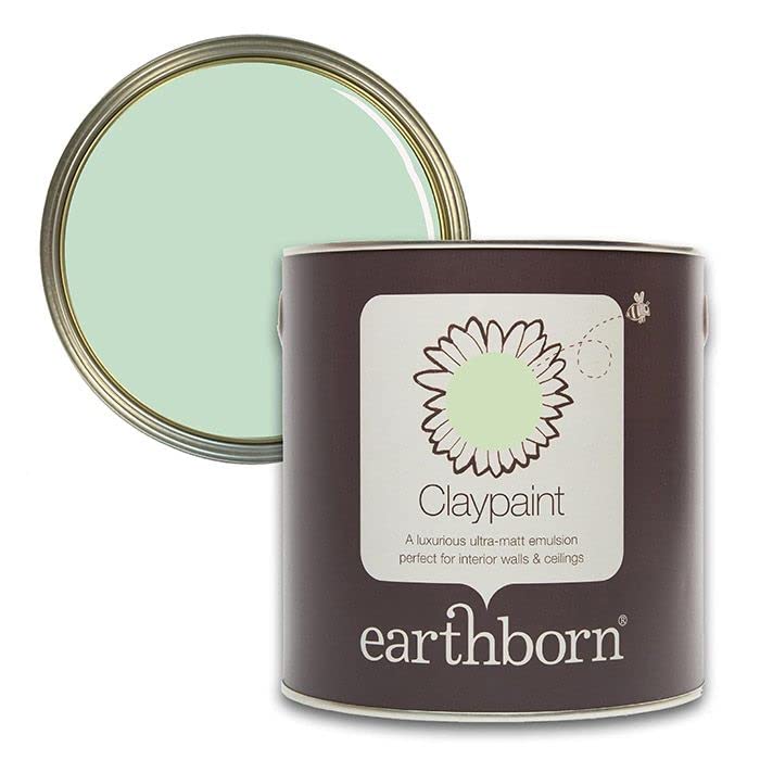earthborn Claypaint, Breathable paint for Walls and Ceilings (Sapling, 5 Litre)