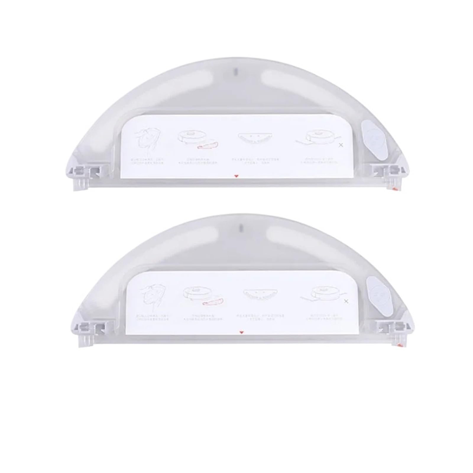 PORRSYDCD Compatible With Mijia 1s S5 S50 S51 S52 S55 S61 S65 R20 C10 S6 Pure Robotic Sweeper Robot Vacuum Cleaner Parts Water Tank(2pcs)
