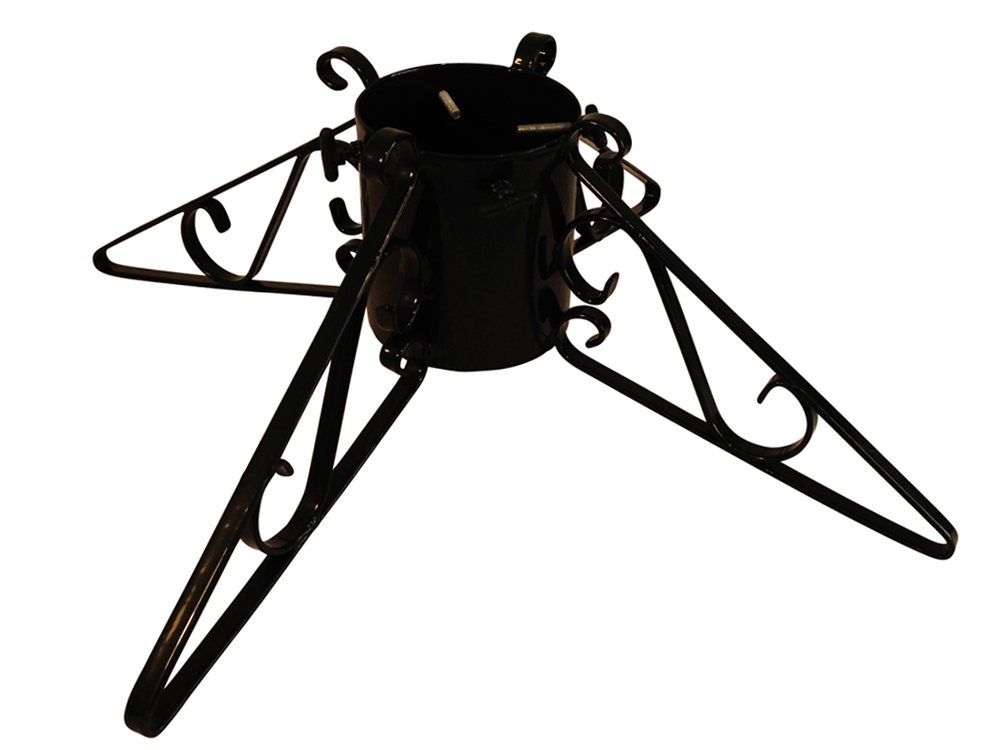 Garden Pride Black Christmas Tree Stand - 4" Or 5" Base - Metal - Solid Steel - Plastic Coated (3" Diameter, )
