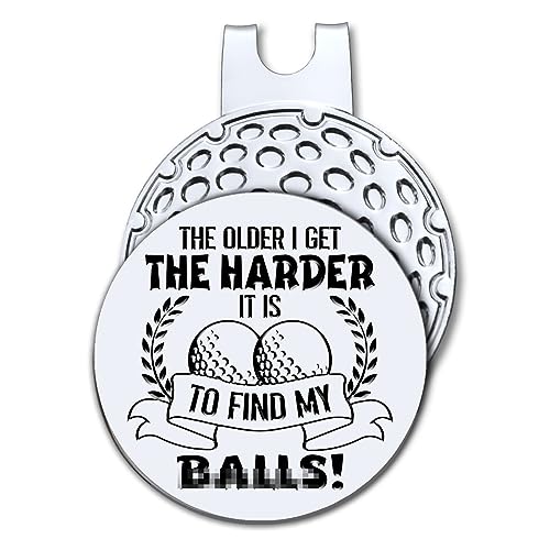 Cadeau de golf humoristique pour homme et grand-père avec marqueur de balle