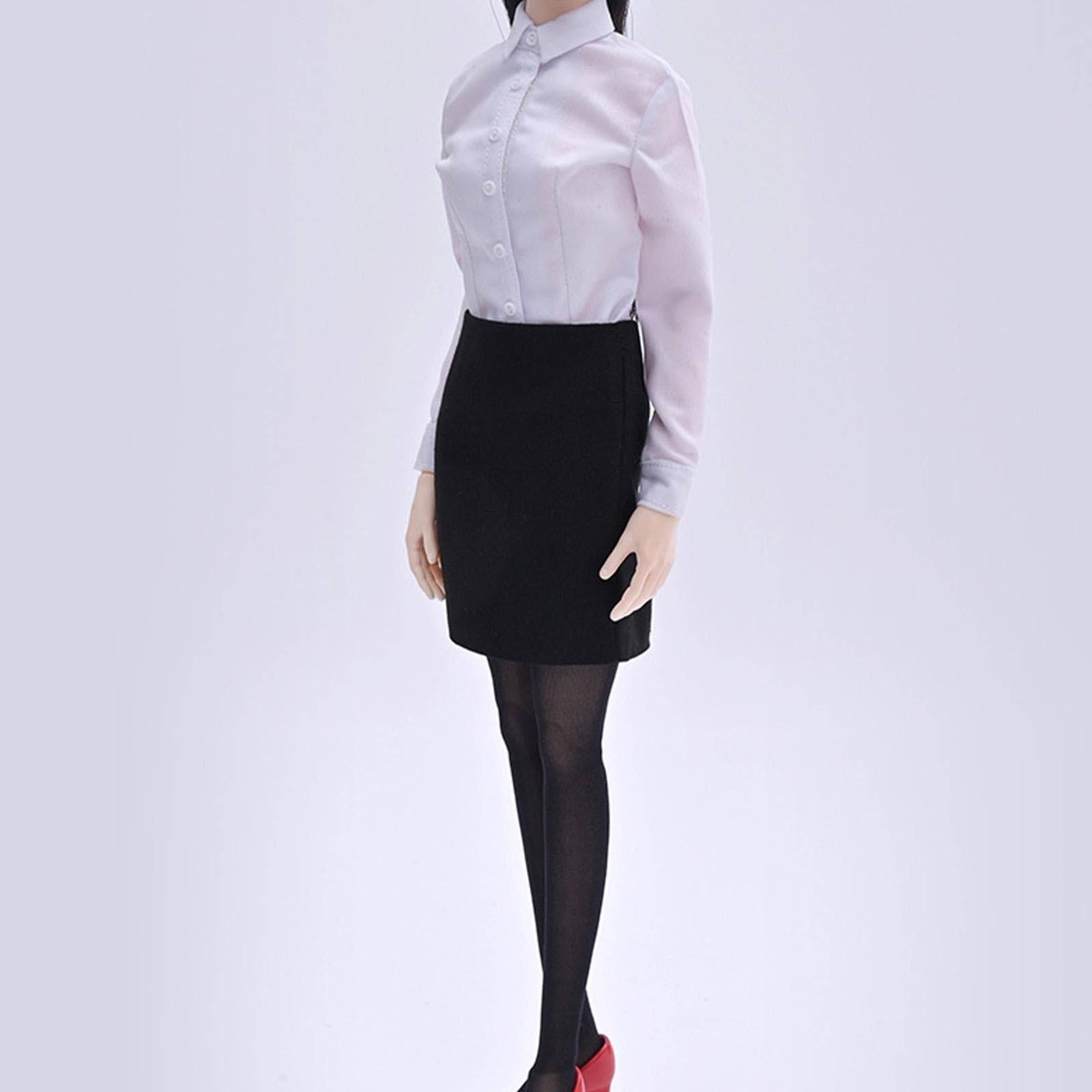 Traje de Mujer a Escala 1/6, Falda, Chaqueta Y Medias (Miniatura)