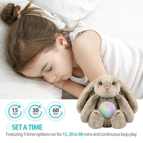 image for BEREST Baby Sleep Soother Bedtime Bunny with Starry Projector Night Li