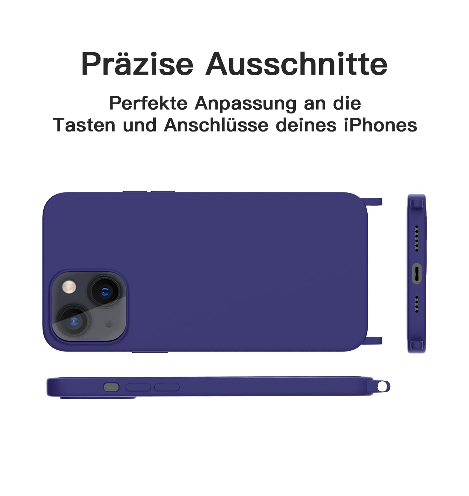 Custodia per cellulare compatibile con Apple iPhone 7/8/SE 2020 Necklace Custodia Nylon Tracolla morbida Silicone TPU Cover con Cordino per Appendere protettiva con Elegante Cinturino (Saphir Custodia per cellulare compatibile con Apple iPhone 7/8/SE 2020 Necklace Custodia Nylon Tracolla morbida Silicone TPU Cover con Cordino per Appendere protettiva con Elegante Cinturino (Saphir