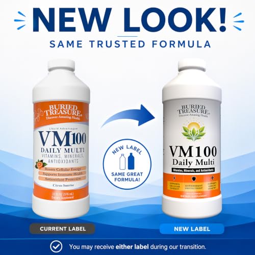 Buried Treasure VM100 Daily Liquid Multivitamin
