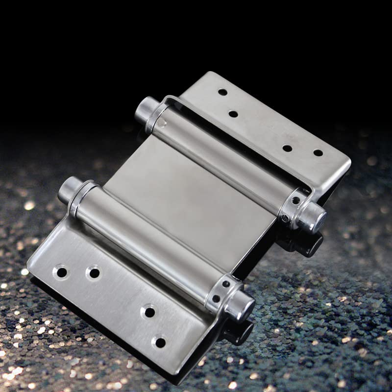scharnier, dubbele open veer 3 inch / 4 inch / 5 inch scharnier roestvrij staal tweeweg vrij deurscharnier cowboy deur hek speciaal (kleur: 3 inch