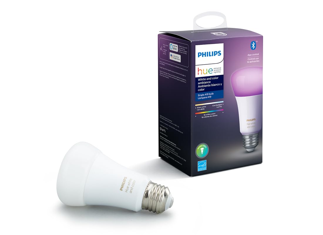 Amazon.co.jp: Philips HueホワイトとカラーAmbiance a19 60 W