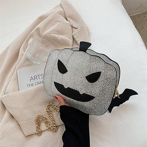 Sac citrouille d'Halloween crossbody compact pour libérer vos mains - 6