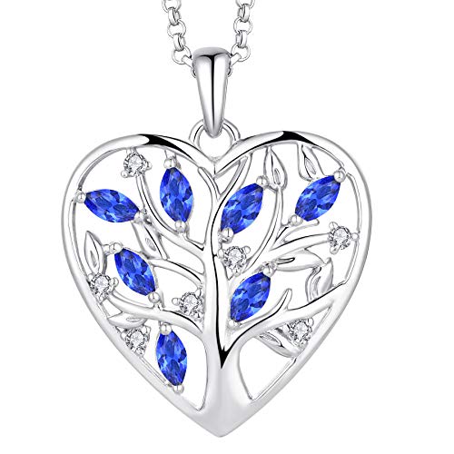 Collier Arbre de vie Yggdrasil Argent 925 femme avec pendentif oxyde de zirconium