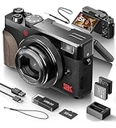 4Kデジタル一眼レフカメラ 黒 Amazon | NBD 4K 4800万画素 デジタルカメラ 革ハーフケース付き【WiFi