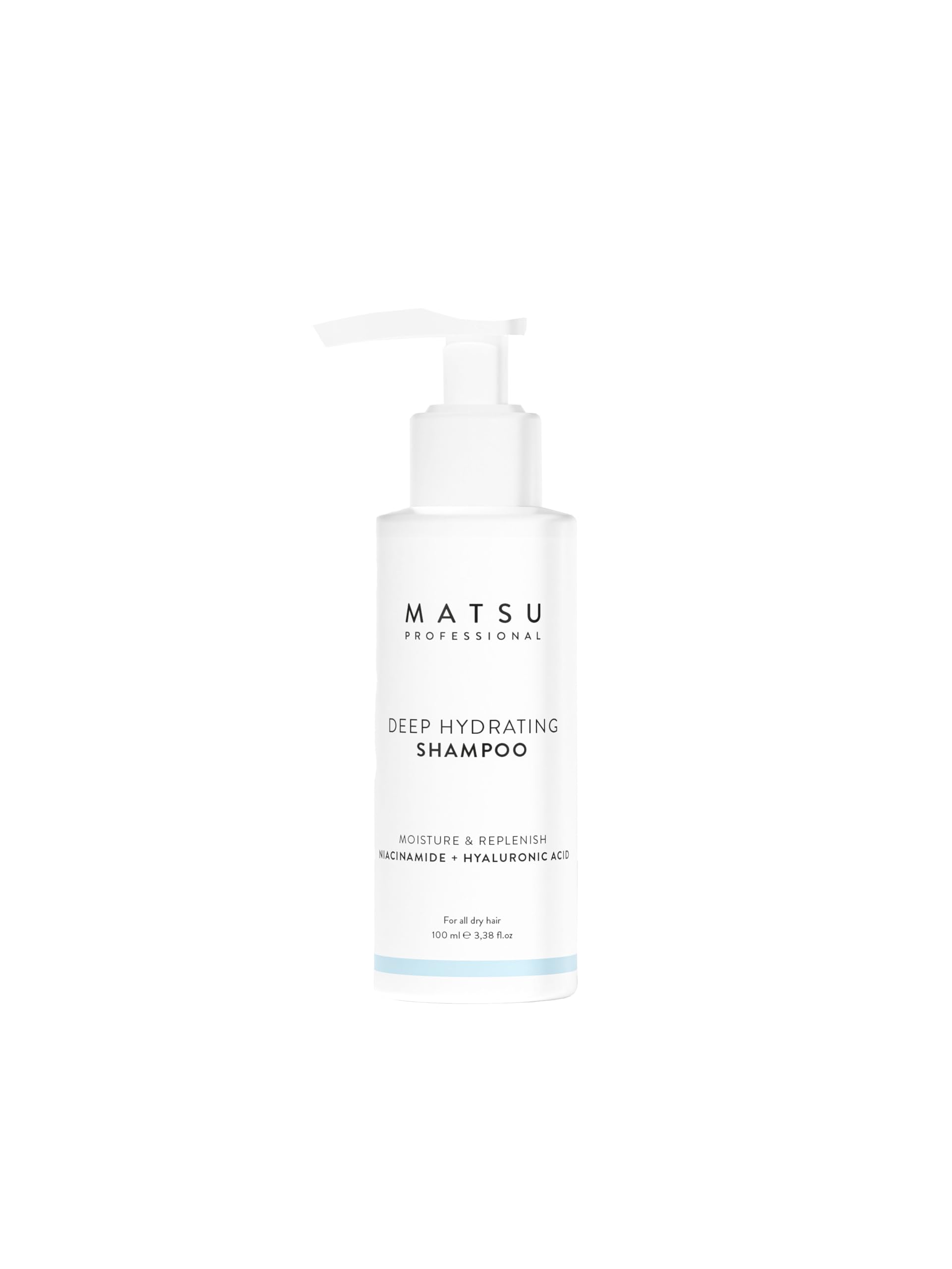Matsu Professional Deep Hydrating, Kuru Saçlar için Nem Bakım Şampuanı, Seyahat Boy, 100 Ml