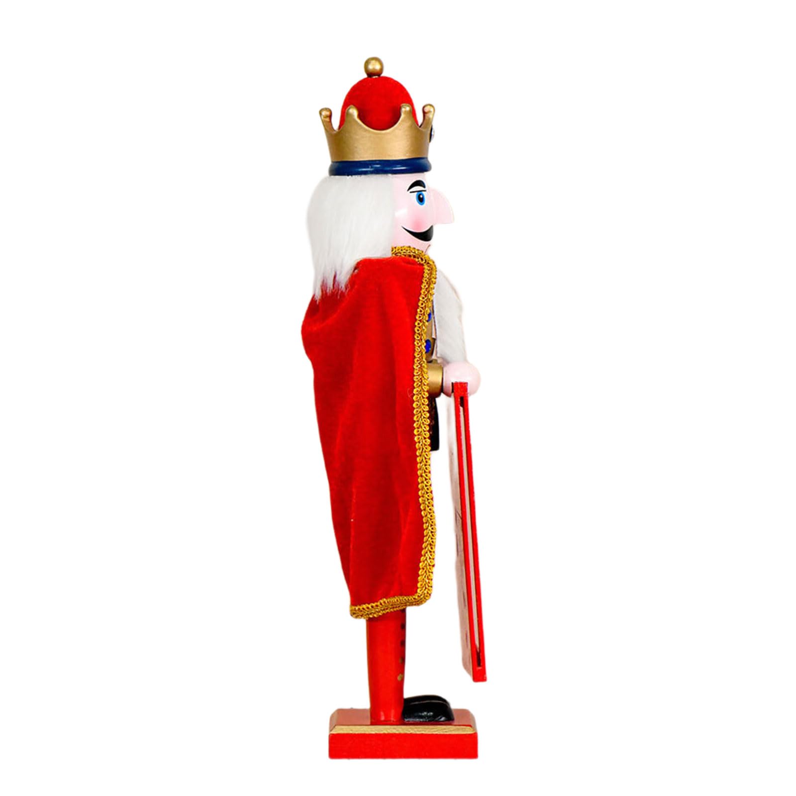 Kalttoy Wooden Soldier Christmas Ornament, Festive Tabletop Decor Holiday Christmas Nutcrackers Figures