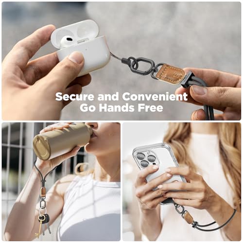 Image of SURPHY Phone Wrist Strap, Keychain Wristlet, Phone Lanyard with Tether Tab
