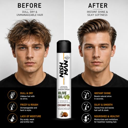 Nishman Sheen Spray con Aceite de Oliva y Coco miniatura 2