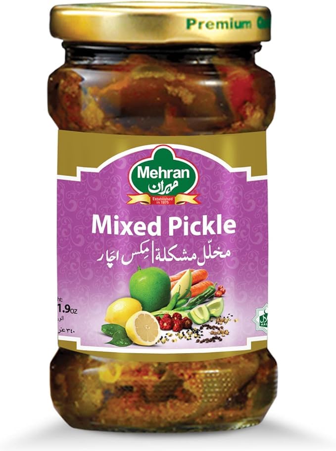Mehran Mixed Pickle 340 gm, Multicolor