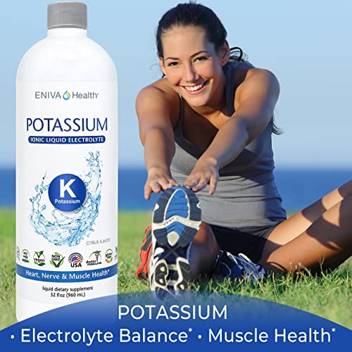 Eniva Health - Liquid Ionic Potassium Supplement for Electrolyte Replacement and Metabolic Support | 600 MG | Gluten-Free, Sugar-Free and Keto-Friendly | Dietary Supplement (32oz) - 32 Servings - Image 5