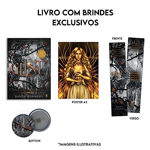 Glint + brindes: Livro 2 da Série A Prisioneira dourada