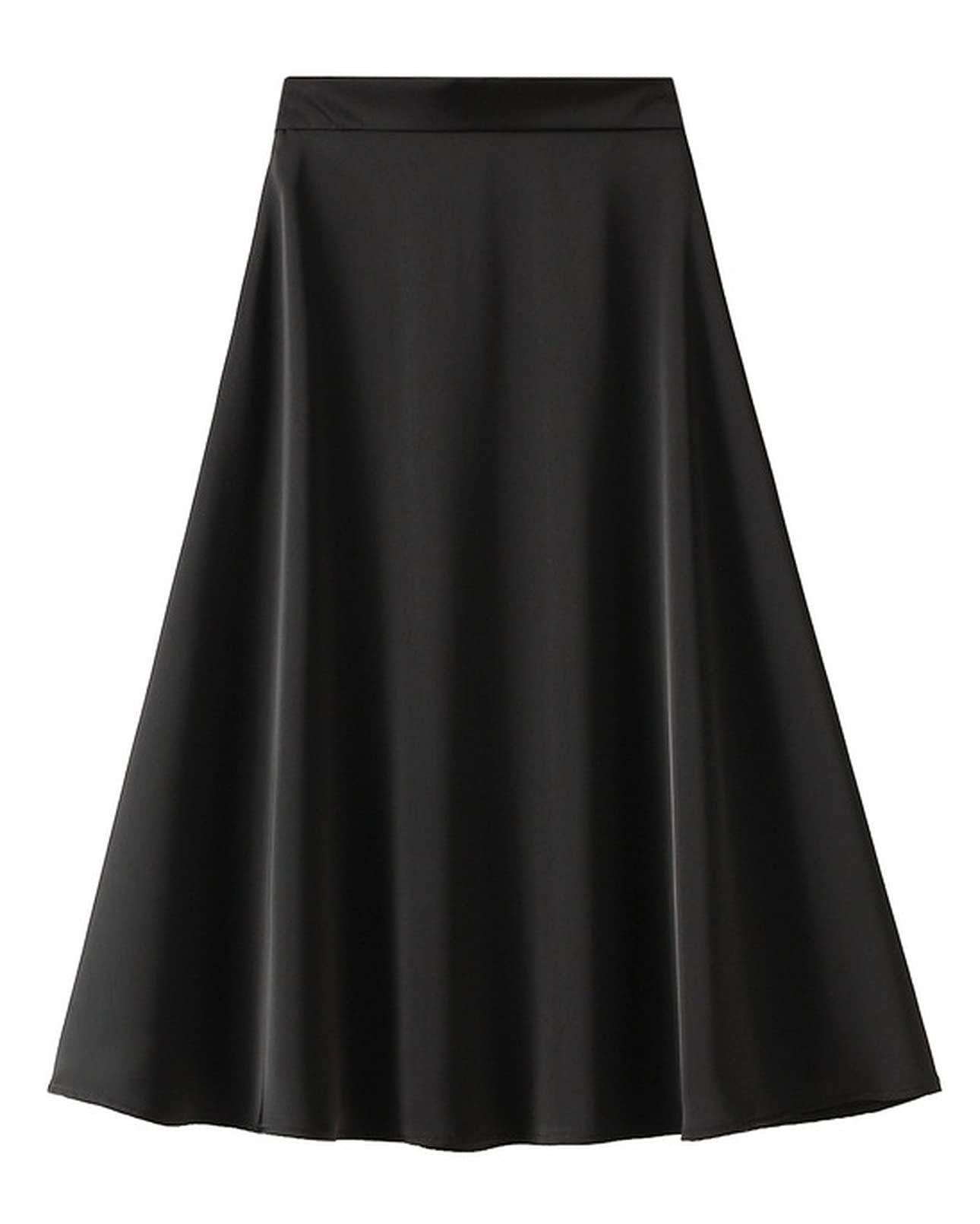 Women's Summer Casual Elegant Smooth Triacetate Silk Solid A Line Dress