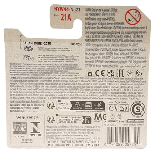 Image of Hot Wheels Lil Roar Safari Mode Ages 3 Years and Up 203 /250 (Red)