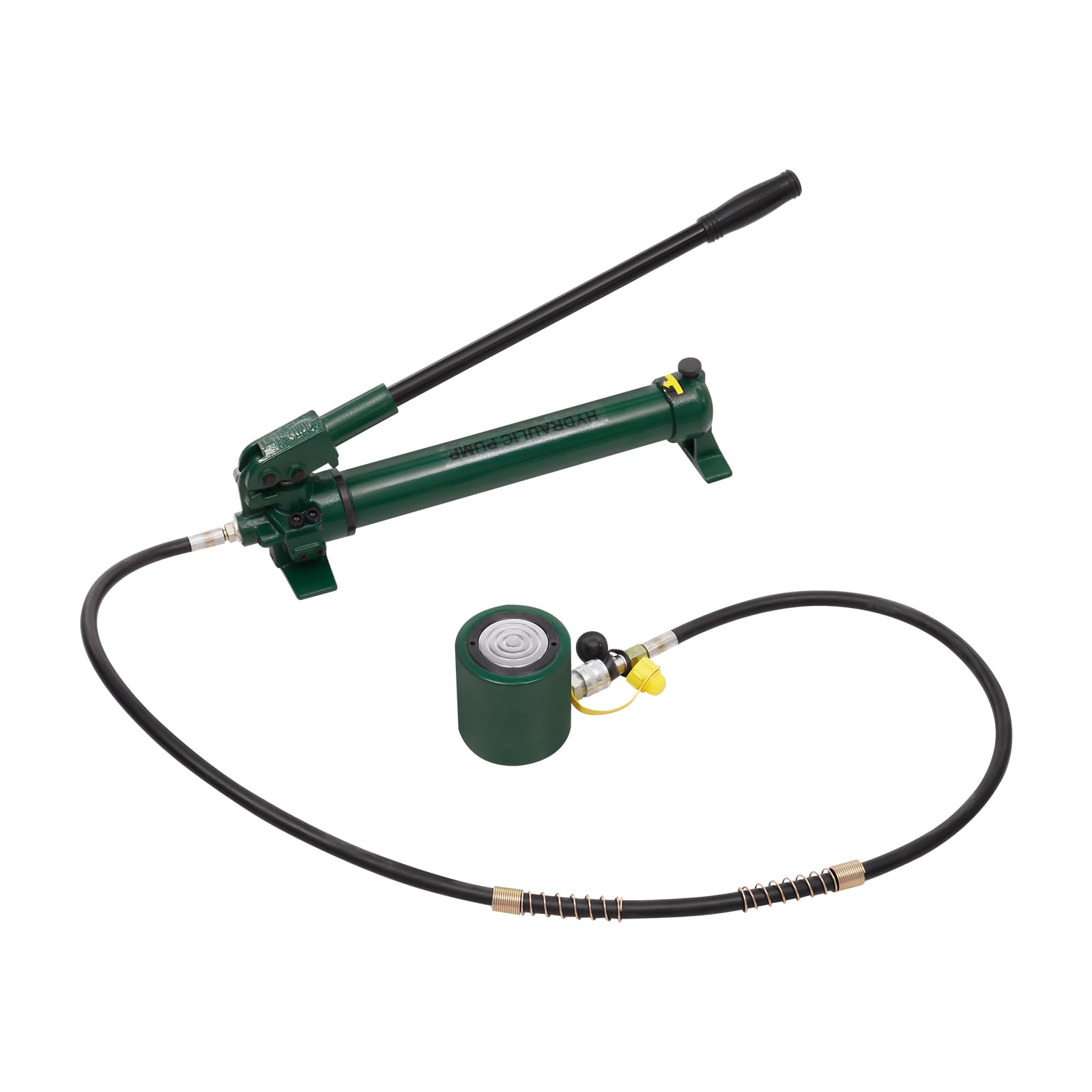 30T Hydraulic Ram Jack with CP-700 Hand Pump, Portable Hydraulic Jack Hydraulic Lifting Cylinders, 2in Stroke Hydraulic Cylinder Jack for Construction Sites, Bridges, Steel, and Other Industries