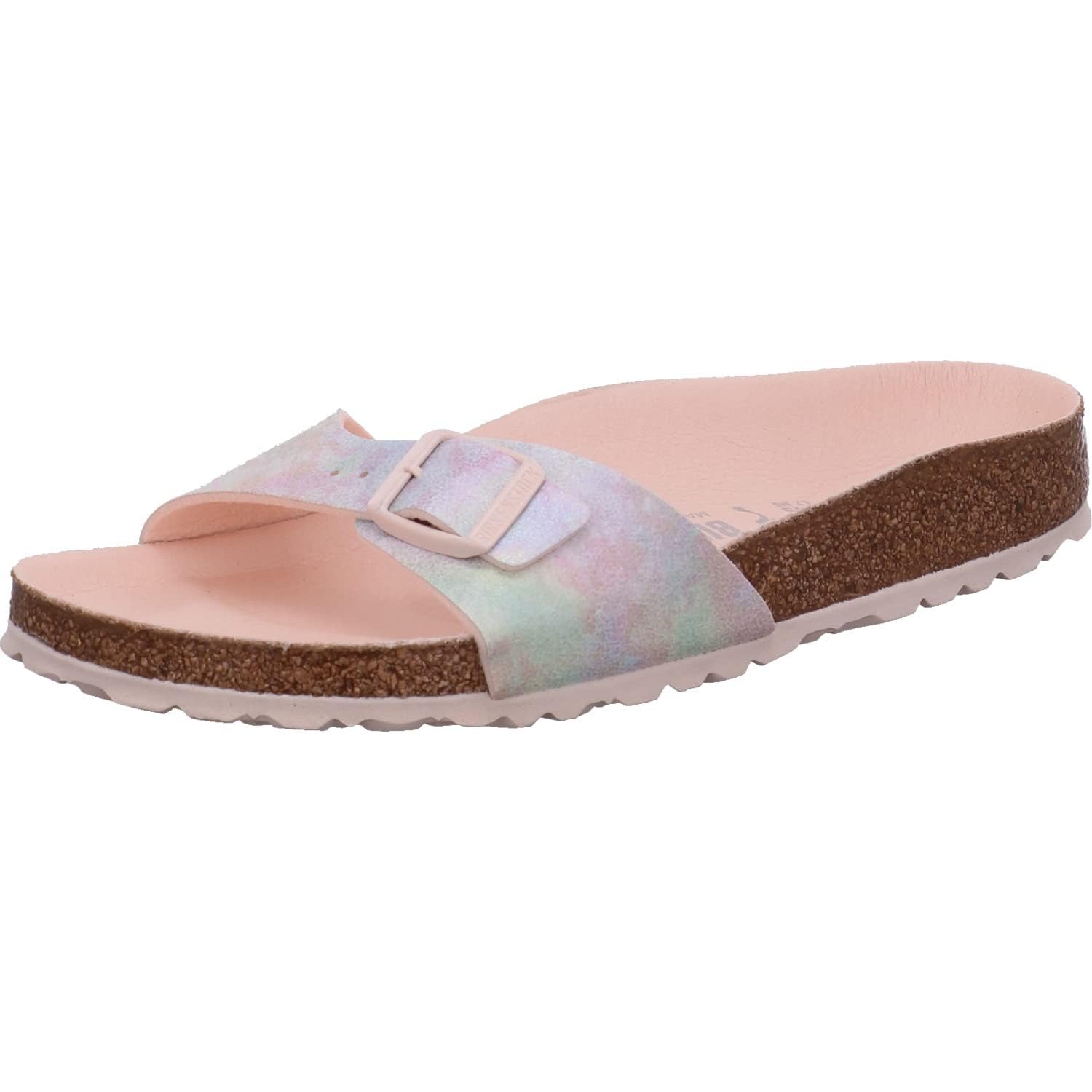 Birkenstock Uniseks Madrid Iridescent Light Rose Veg, MicrofibreFLIP FLOPS