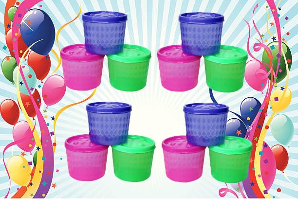 LEYSIN Combo of 12 Pcs Round Bowl with Lid/Airtight Small Dabbi Lunch Boxes Gifts Set for Kids Boys and Girls Pack of 1 (Multicolor Set of 12 Pcs M3) (B0D1GFGHRD) Amazon Price History, Amazon Price Tracker